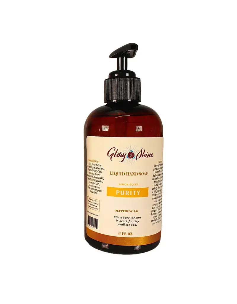 Glory and Shine Glory and Shine-Purity/Lemon Liquid Hand Soap