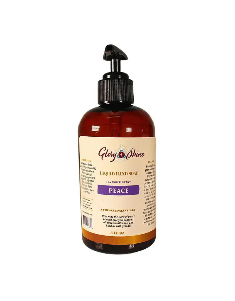 Glory and Shine Glory and Shine-Peace/Lavender Liquid Hand Soap