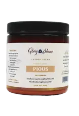 Glory and Shine Glory and Shine-Pious, Vanilla Scent:  8 oz Lotion Jar