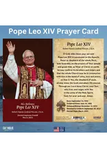 Catholic Imprint Pope Leo XIV Prayer Card in Red