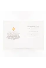 Rosary Card | Wooden Rosary Cross | Thank You | Priest