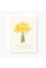 Rosary Card | Daffodils| Get Well