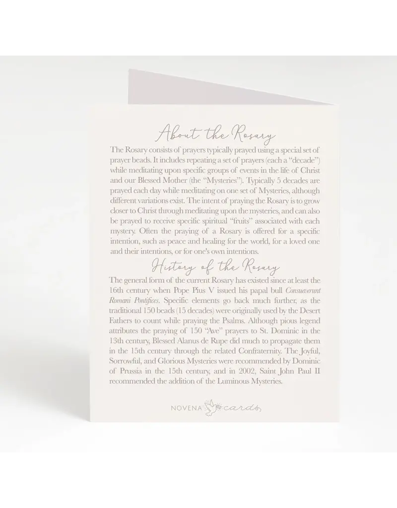 Rosary Card | Daffodils| Get Well