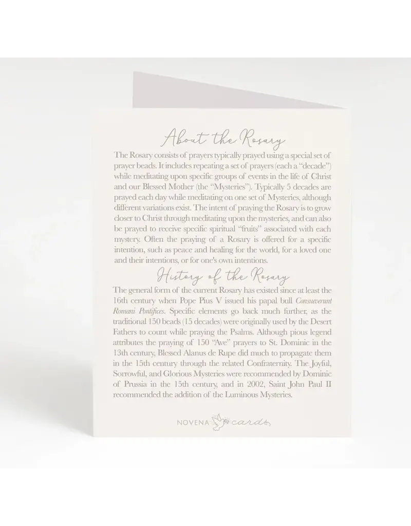 Rosary Card | Daffodils| Get Well