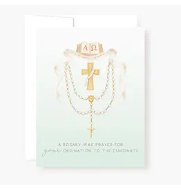 Rosary Card | Sacrament | Diaconate Ordination
