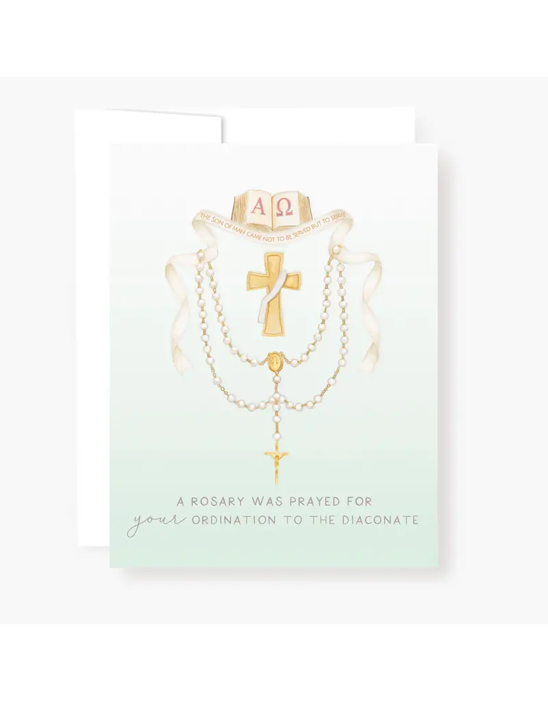 Rosary Card | Sacrament | Diaconate Ordination