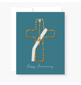 Rosary Card | Rosary Cross and Stole | Diaconate Ordination Anniversary