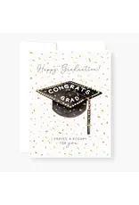 Rosary Card | Graduation | Cap and Confetti