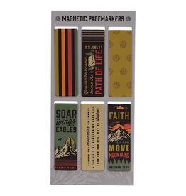 Christian Art Gifts Magnetic Pagemarker Set-Scenic Mountains (Set of 6)