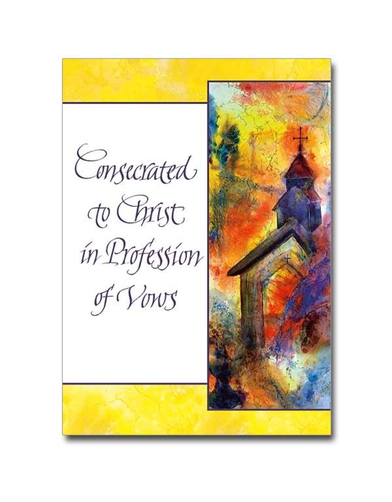 The Printery House Consecrated to Christ - Religious Profession Congratulation Card Reseller Pack