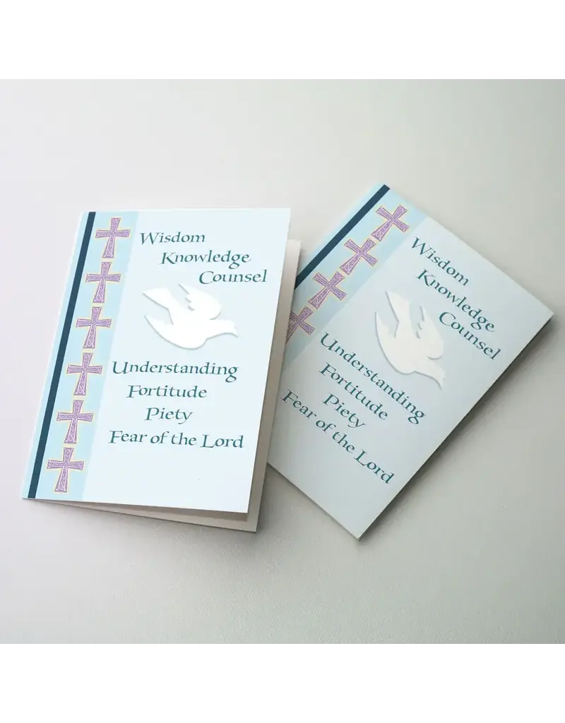 The Printery House Wisdom, Knowledge, Counsel - Confirmation Card