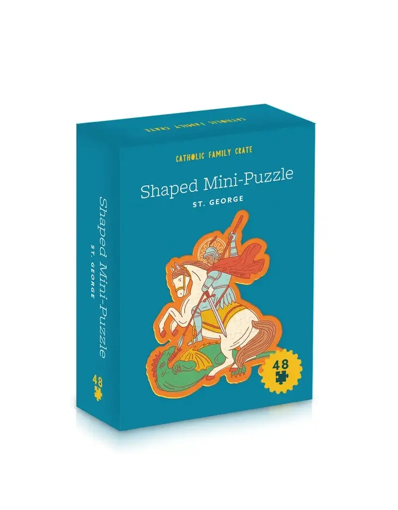Catholic Family Crate St. George & the Dragon Mini Puzzle
