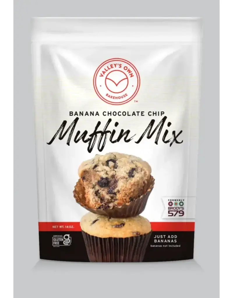 Kakookies Gluten Free Banana Chip Muffin Mix