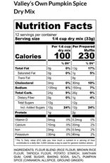 Kakookies Gluten Free Pumpkin Spice Muffin Mix
