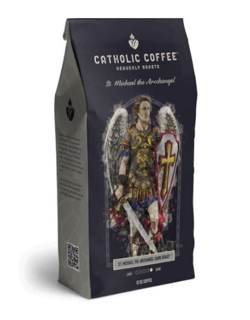 Catholic Coffee St. Michael Whole Bean Dark Roast | Catholic Coffee