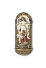 Joseph's Studio 7.25" Guardian Angel Water Font; Renaissance Collection