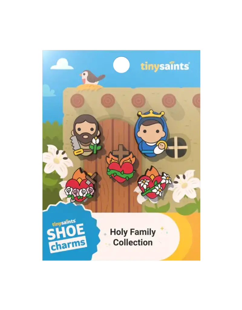 Tiny Saints Tiny Saint Shoe Charms (5pack)- Holy Family