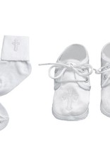 Lauren Madison Boy's Baptism Socks and Shoes Set [2432]