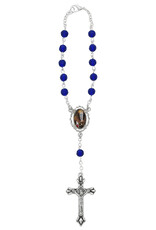 McVan Blue Our Lady of Lourdes Auto Rosary