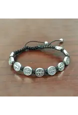 Lumen Mundi St. Benedict Slip Knot Bracelet - Black