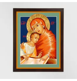 Altar + Home Our Lady the Teacher - Icon Reproduction 4" X 5"