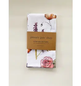Little Way Floral Tea Towel