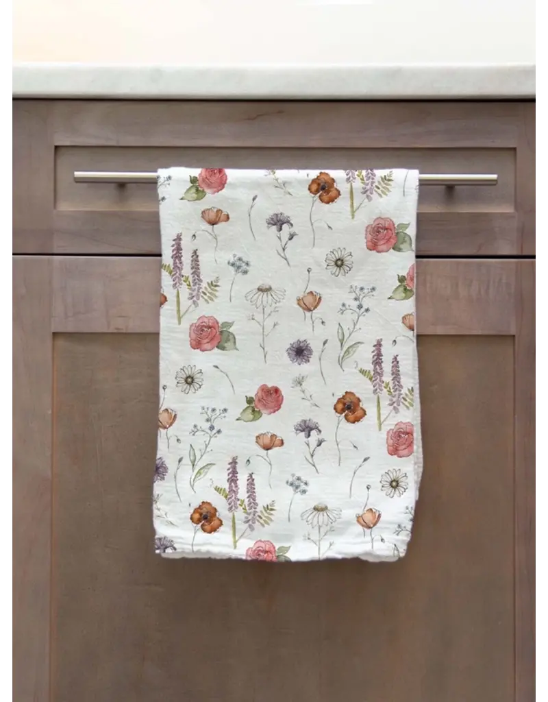 Little Way Floral Tea Towel