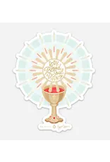 Be Still Prayer Space Blessed Sacrament Sticker 3.5" x 4.5"