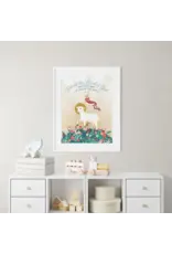 Be Still Prayer Space 11" x 14" White Frame Lamb of God