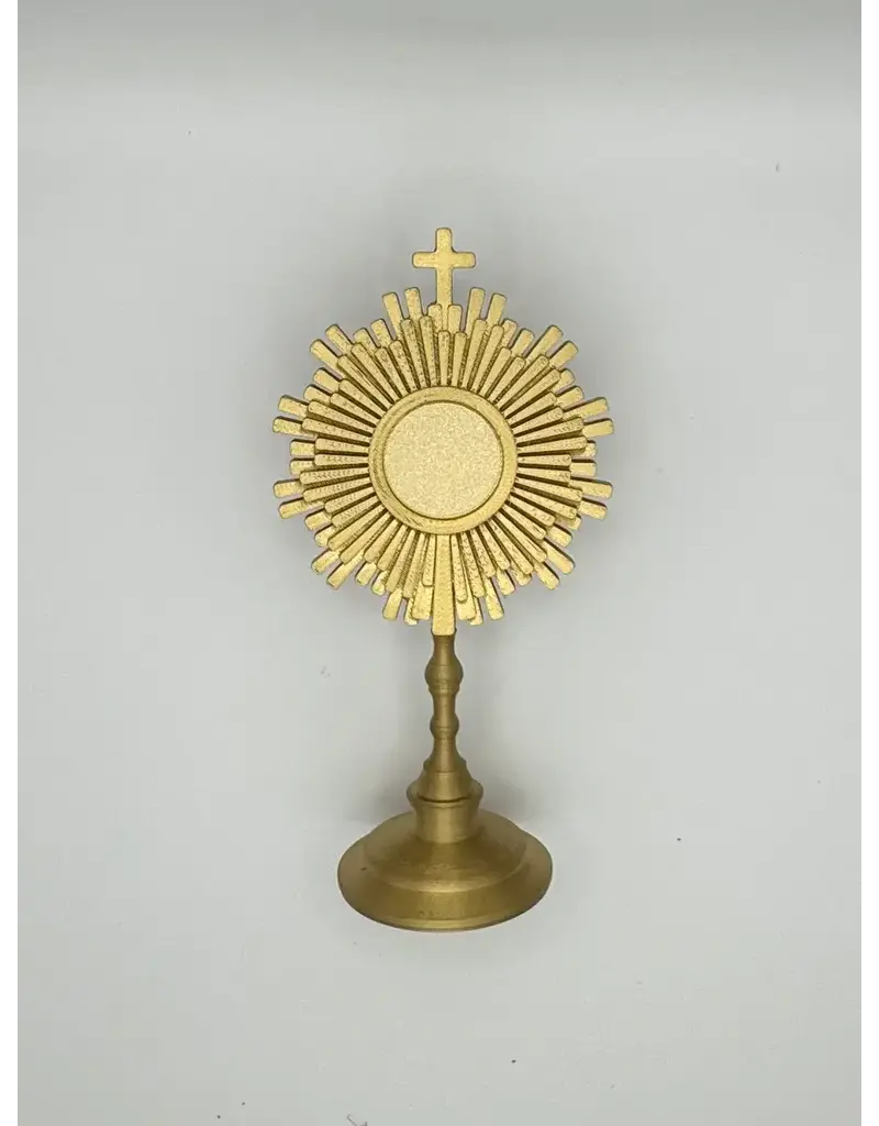 Be Still Prayer Space 3D Printed Gold Monstrance 5.5"