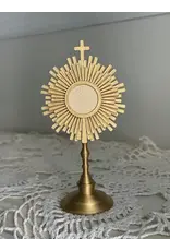 Be Still Prayer Space 3D Printed Gold Monstrance 5.5"