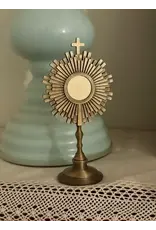 Be Still Prayer Space 3D Printed Bronze Monstrance 5.5"