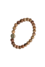 Lumen Mundi Wood St. Benedict Man of Faith Bracelet