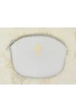 Lumen Mundi White Large Rosary Pouch