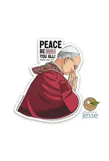 The Stump of Jesse Pope Leo XIV Waterproof Sticker