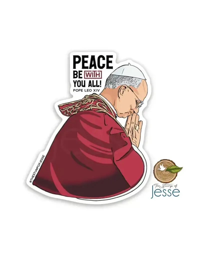 The Stump of Jesse Pope Leo XIV Waterproof Sticker