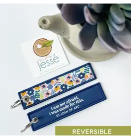 The Stump of Jesse Woven Keychain & Bag Tag - I Was Made For This Joan of Arc