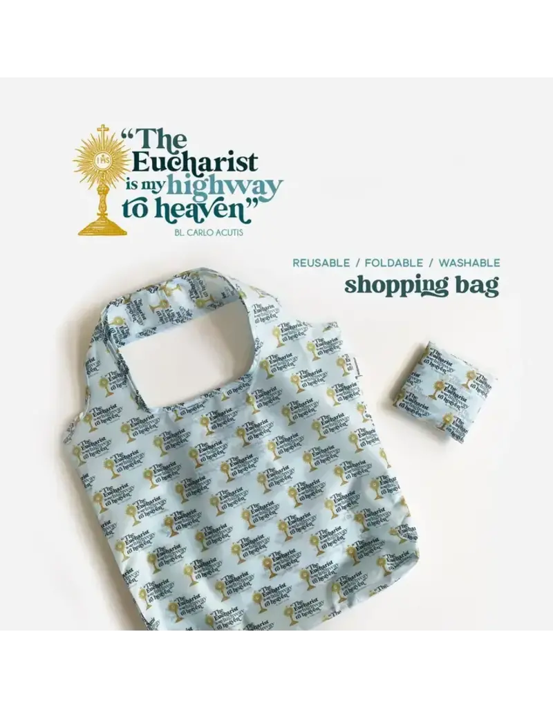 The Stump of Jesse The Eucharist Carlo Acutis Foldable Shopping Reusable Bag