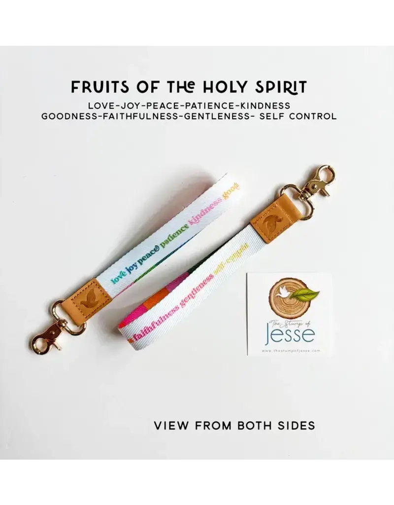 The Stump of Jesse Catholic Wristlets Keychains I Fruits of the Holy Spirit