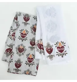 The Little Rose Shop Holy Family Hearts Tea Towel Set