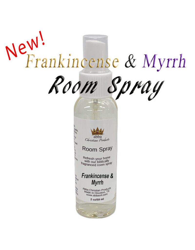 Abba ROOM SPRAY- FRANKINCENSE AND MYRHH, 2 OZ