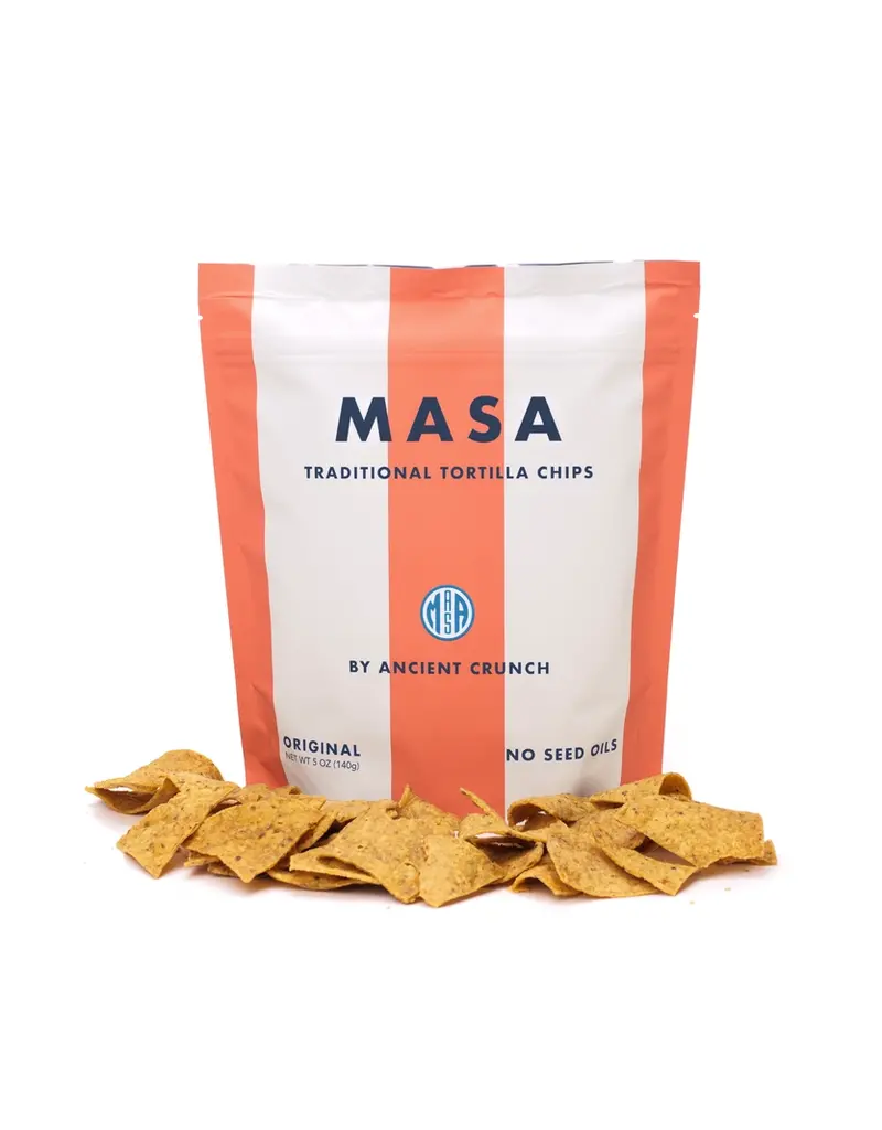 Ancient Crunch Masa Tortilla Chips - Original, 5oz Bag