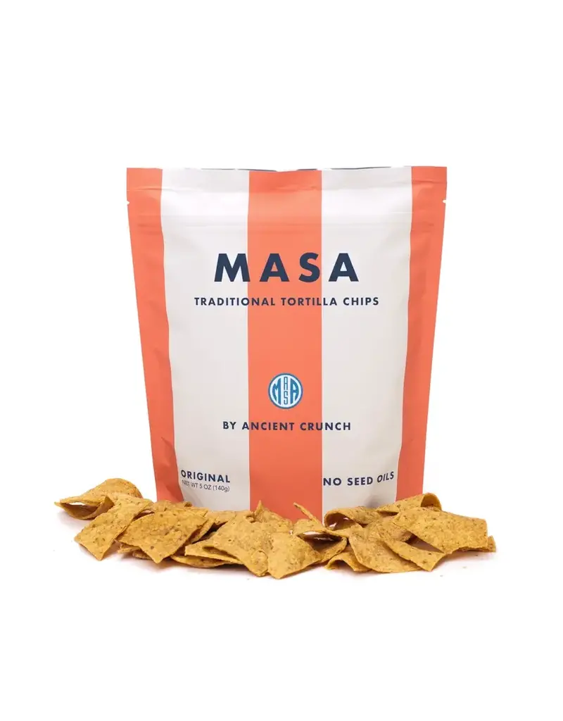 Ancient Crunch Masa Tortilla Chips - Original, 5oz Bag