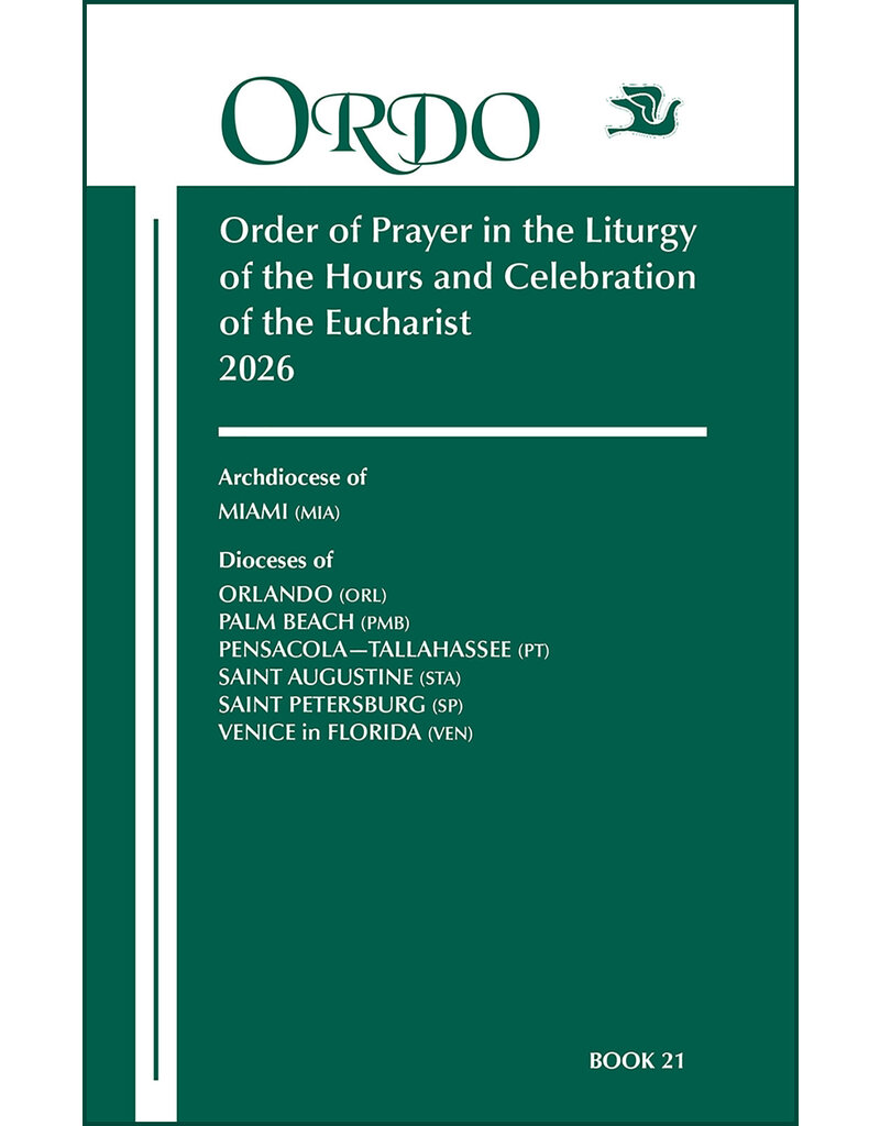 Paulist Press 2026 Ordo Book 21: Order of Prayer in the Liturgy Of The Hours And Celebration Of The Eucharist for the Ecclesiastical Province of Miami