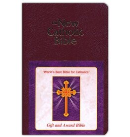 Catholic Book Publishing Corp NCB New Catholic Bible Gift & Award Bible-Burgundy Imitation Leather