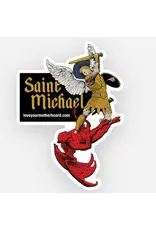 The Retro- A Full of Grace USA Company St. Michael in Gold Decal
