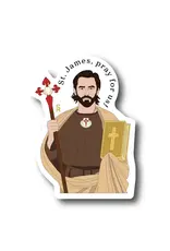 The Retro- A Full of Grace USA Company St. James Sticker