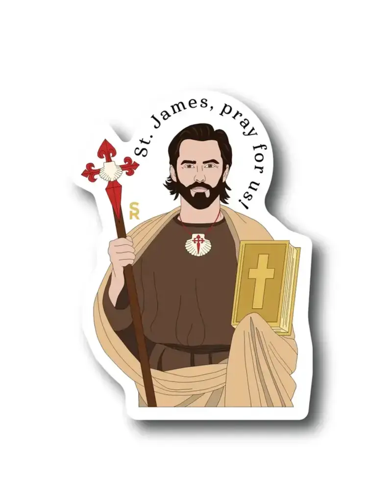 The Retro- A Full of Grace USA Company St. James Sticker