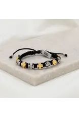 My Saint My Hero Faith Blessing Bracelet - Black / Mixed