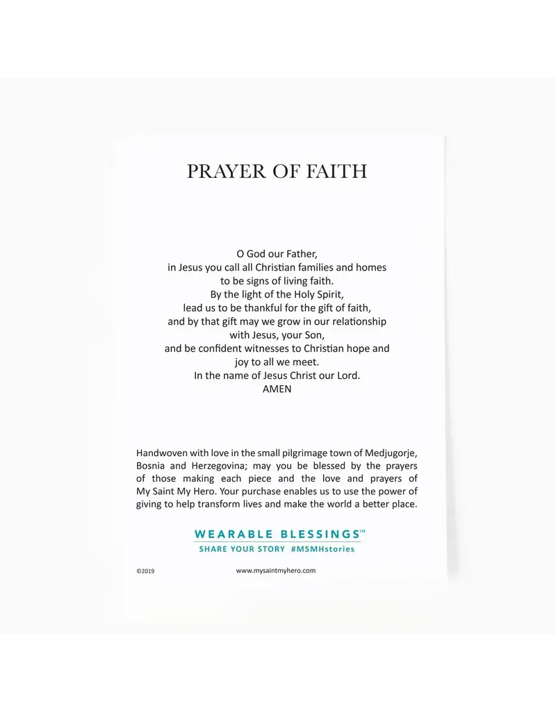My Saint My Hero Filled By Faith Bracelet